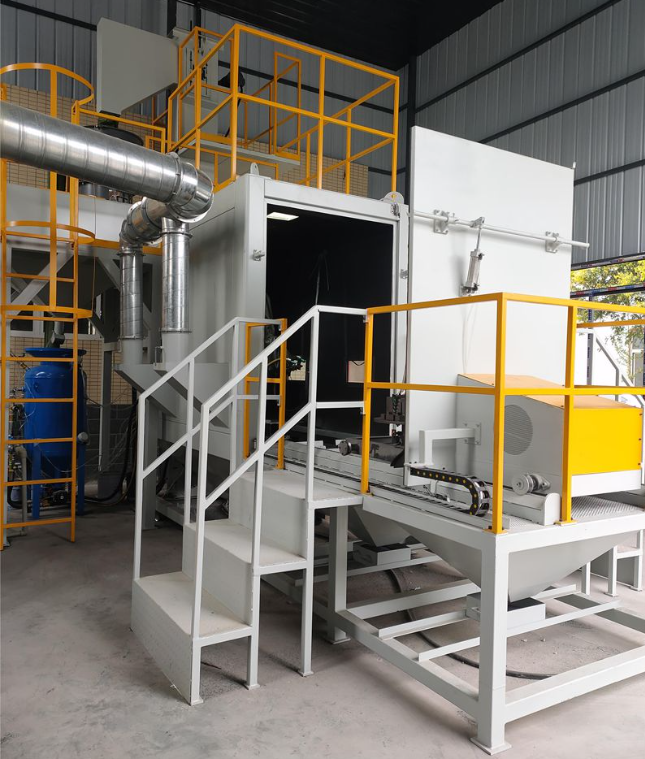 茂名全自动喷砂机 实现无人化高效生产