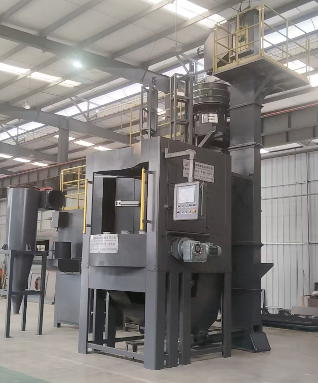 茂名转盘式喷砂机 提升圆形工件处理效率