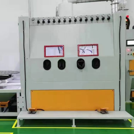 茂名高效生产，从箱体手动喷砂机开始，提升零部件质量